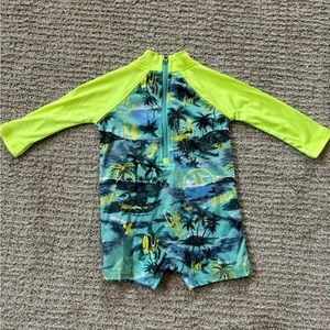 Baby Boy Long Sleeve Swimsuit